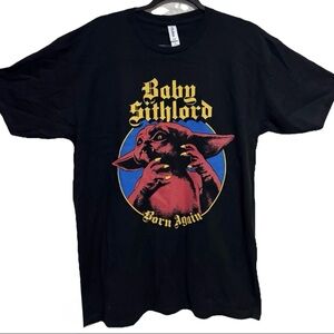 Star War T-Shirt - Baby Yoda Sithlord (Black Sabbath)